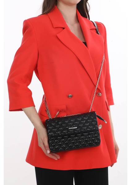 Kadın Kapitone Desenli Kaliteli Omuz Çantası