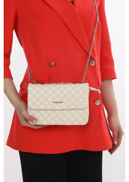 Kadın Kapitone Desenli Kaliteli Omuz Çantası