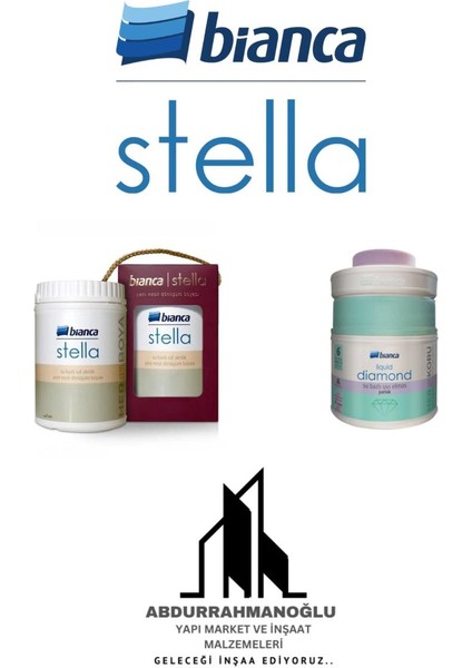 Stella Yeni Nesil Dönüşüm Boyası Beyaz - Dolap-Fayans-Cam-Plastik-Ahşap-Duvar +Liquid Diamond