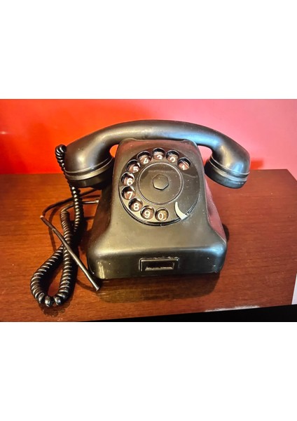 1940'LAR Iskra Ata 2 Çevirmeli Analog Siyah Telefon indirimleri