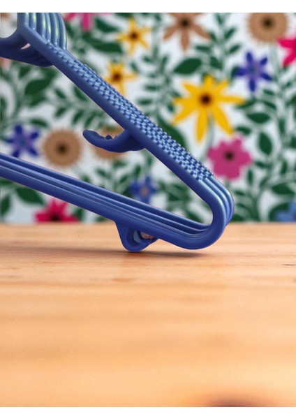 Elbise Kıyafet Askısı 24'lü Set 24 Adet Mavi Plastik 24 Gömlek Askısı fiyatları