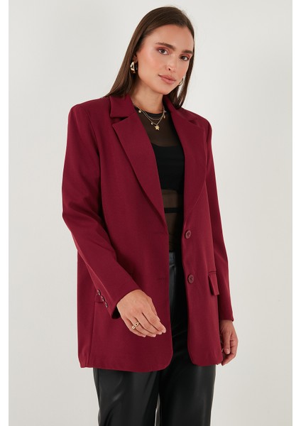 Relaxed Fit Mono Yaka Cepli Blazer Ceket Bayan Ceket 611BC00132 indirimleri