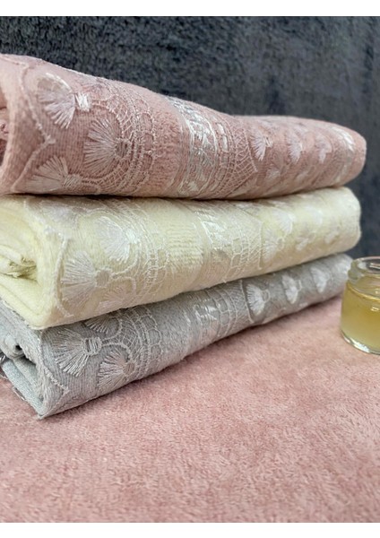 Pelin 3’lü Çeyizlik El ve Yüz Havlusu %100 Pamuk, Kadife Dokulu, Dantelli & Güpürlü modelleri