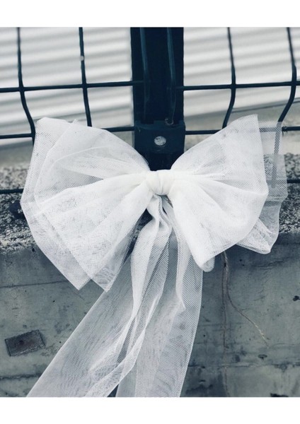 20 Adet Beyaz Düğün Arabası Süsü, Konvoy ve Gelin Arabası Dekoru Seti modelleri