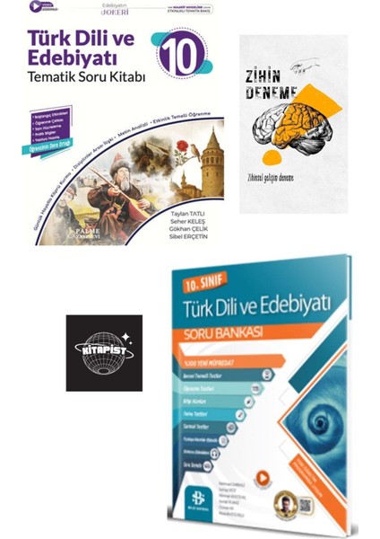 Bilgisarmal ve Palme 10.sınıf Edebiyat Soru Bankası Yeni MÜFREDAT+ZİHİNDENEME-KS605