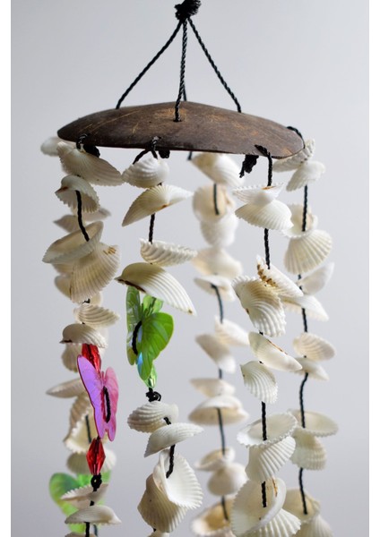 Ikili Deniz Kabuklu Rüzgar Çanı Seti Bahçe ve Balkon Dekoru fırsatları