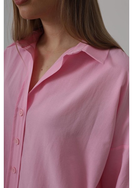 Oversize Geniş Manşet Detaylı Uzun Gömlek fiyatları