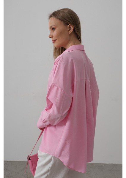 Oversize Geniş Manşet Detaylı Uzun Gömlek modelleri