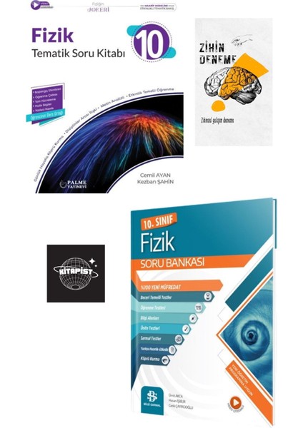 Bilgisarmal ve Palme 10.sınıf Fizik Soru Bankası Yeni MÜFREDAT+ZİHİNDENEME-KS453