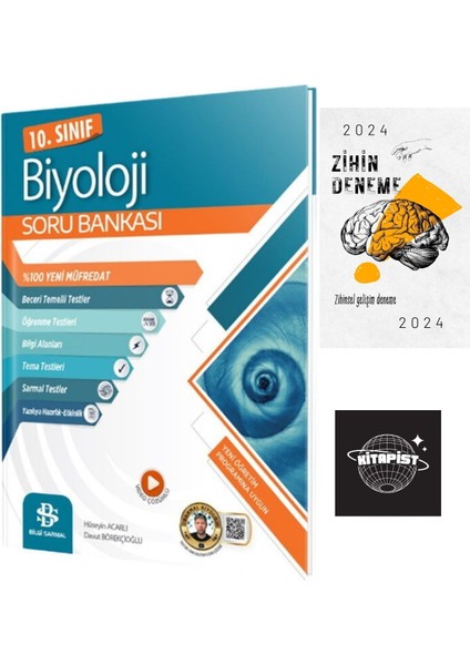 Bilgisarmal 10.sınıf Biyoloji Soru Bankası Yeni MÜFREDAT+ZİHİNDENEME-KS221