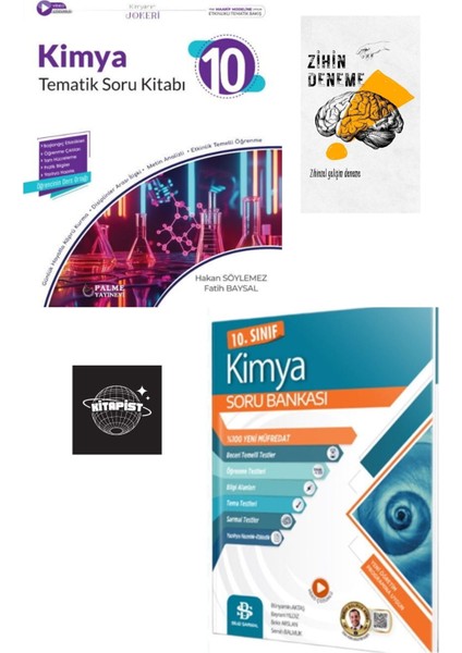 Bilgisarmal ve Palme 10.sınıf Kimya Soru Bankası Yeni MÜFREDAT+ZİHİNDENEME-KS509