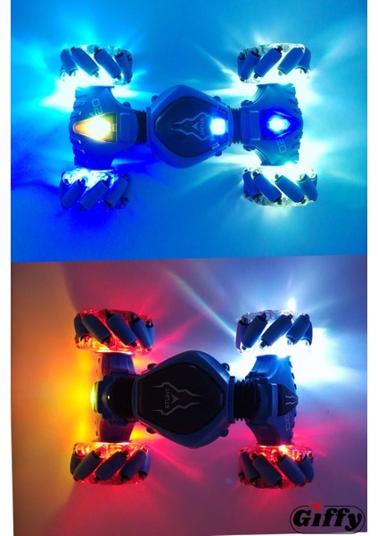 Oyuncak Uzaktan ve Bilek Kumandalı Şarjlı LED Işıklı Full Fonksiyon Akrobat Drift Araba fiyatları