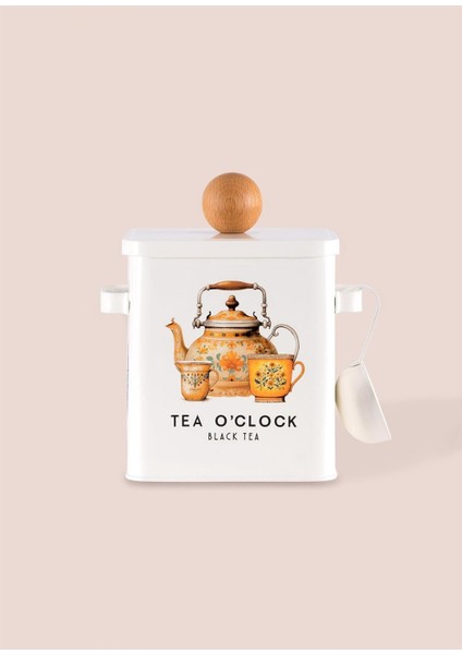 Beyaz Çay Saklama Kabı, 13X20X23 Cm, Şık ve Kullanışlı Mutfak Ürünü fırsatları