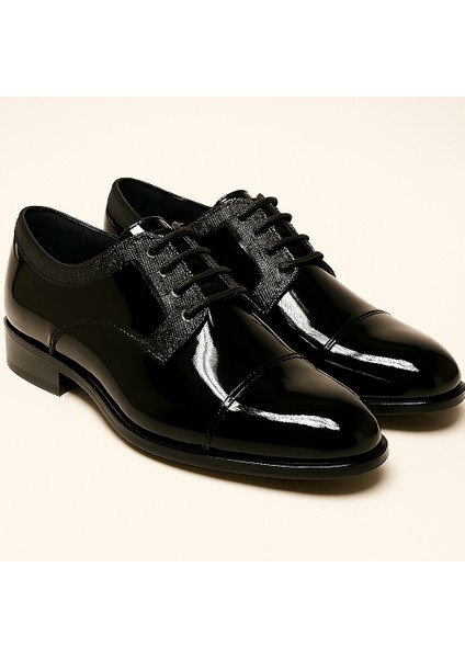 GR0345 Hakiki Antik Rugan Deri Lazerli Üst Kalite Business Erkek Klasik Ayakkabı fırsatları