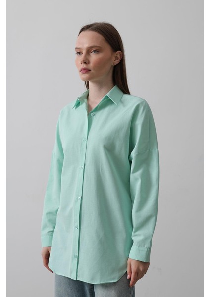 Oversize Uzun Kollu Poplin Gömlek fiyatları