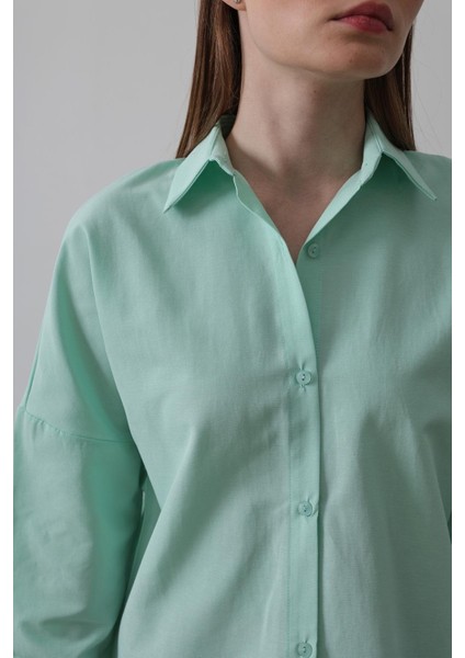 Oversize Uzun Kollu Poplin Gömlek fırsatları