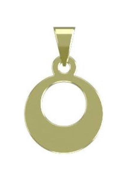 14 Ayar Altın Daire Kolye Ucu 0.3 Gr, KC12705 Kodlu modelleri