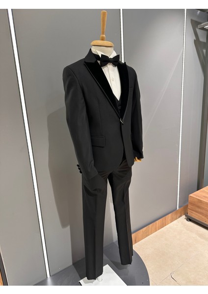 Erkek Çocuk Siyah Damatlık 5029-01B