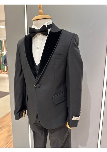 Erkek Çocuk Siyah Damatlık 5029-01B modelleri