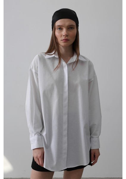 Oversize Uzun Kollu Poplin Gömlek fırsatları