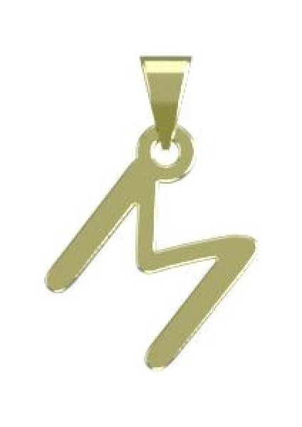 14 Ayar Altın M Harfi Kolye Ucu 0.3 Gr, KC16792 Kodlu modelleri