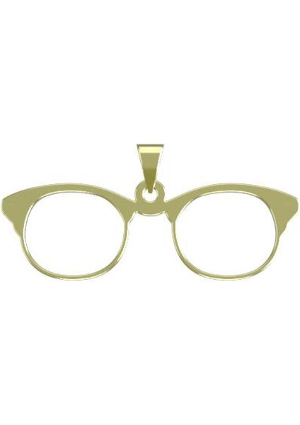 14 Ayar Altın Gözlük Kolye Ucu 0.3 Gr, KC17394 Kodlu modelleri