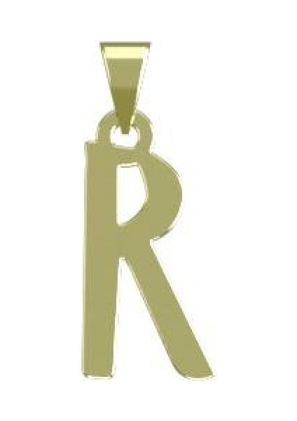 14 Ayar Altın R Harfi Kolye Ucu 0.3 Gr, KC16825 Kodlu modelleri