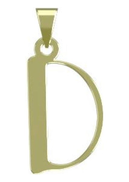 14 Ayar Altın D Harfi Kolye Ucu 0.3 Gr, KC16783 Kodlu modelleri