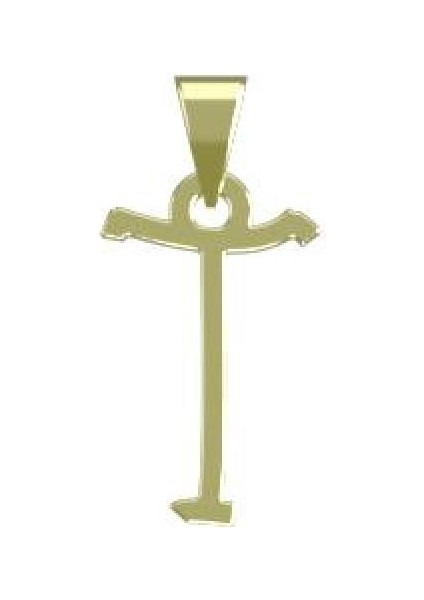 14 Ayar Altın T He Kolye Ucu 0.3 Gr, KC17035 Kodlu modelleri