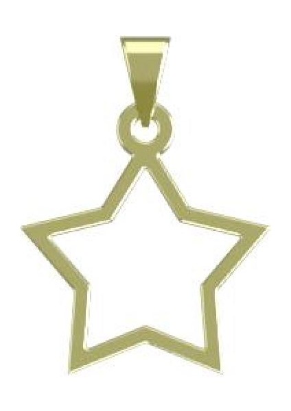 14 Ayar Altın Yıldız Kolye Ucu 0.3 Gr, KC15355 Kodlu modelleri