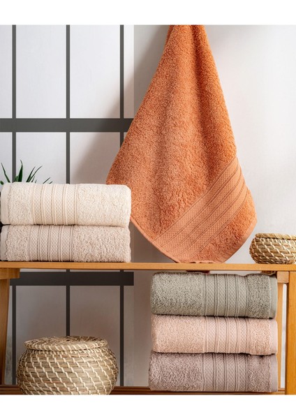 Renkli Jakarlı Olivia Mutfak Havlusu 6'lı Set 30X50, Buldan Üretimi