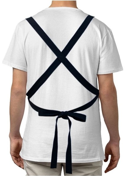 Özel Tasarımlı Siyah Mutfak Aşçı Şef Önlüğü, Anneler Günü Sürprizi fiyatları