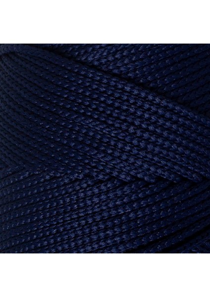 Polyester Soft Macrame Koyu Lacivert El Örgü Ipi - LM030 - 34436 fiyatları