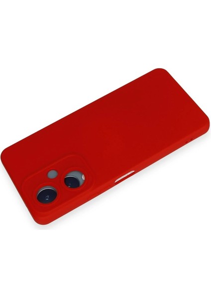 Vivo Y17S Kılıf Nano Içi Kadife Silikon - Kırmızı - NX1566-7848 modelleri