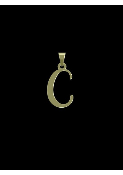 14 Ayar Altın C Harfi Kolye Ucu 0.3 Gr, KC16782 Kodlu fiyatları