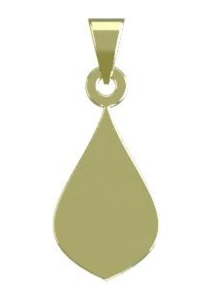 14 Ayar Altın Gözyaşı Damlası Kolye Ucu 0.3 Gr, KC12461 Kodlu modelleri