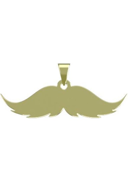 14 Ayar Altın Bıyık Kolye Ucu 0.3 Gr, KC17217 Kodlu modelleri