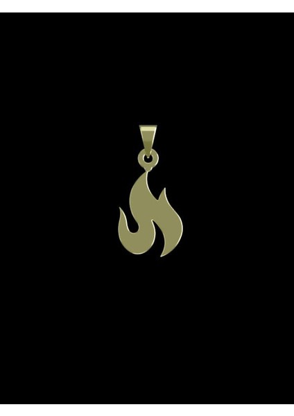 14 Ayar Altın Alev/ Ateş Kolye Ucu 0.3 Gr, KC10015 Kodlu fiyatları