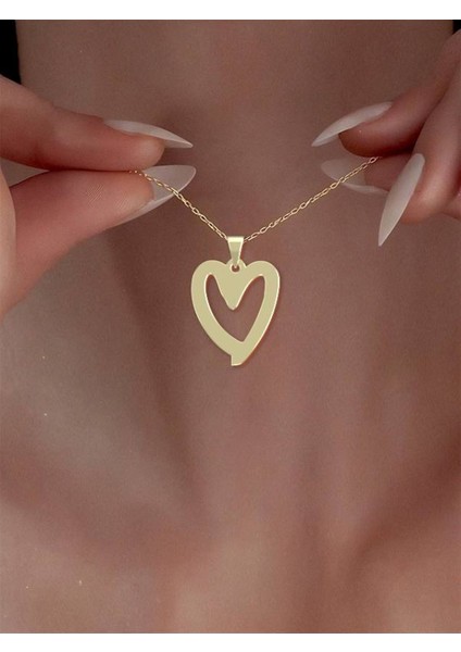 14 Ayar Altın Kalp Kolye Ucu 0.3 Gr, KC17598 Kodlu
