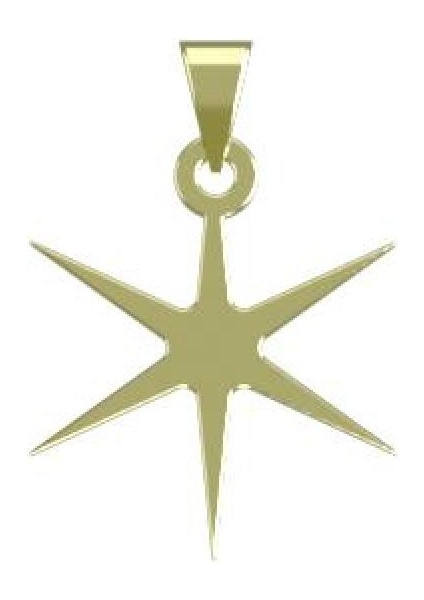 14 Ayar Altın Yıldız Kolye Ucu 0.3 Gr, KC15499 Kodlu modelleri