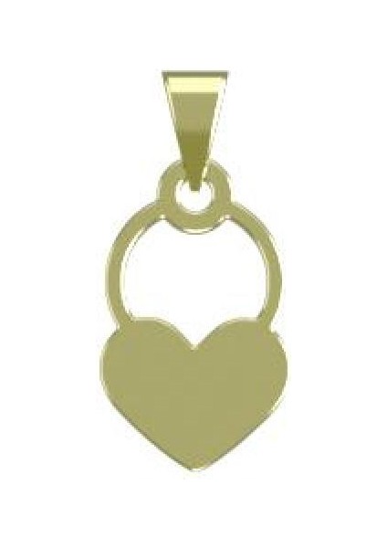 14 Ayar Altın Kalp Kolye Ucu 0.3 Gr, KC10168 Kodlu modelleri