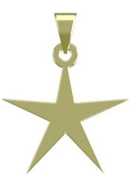 14 Ayar Altın Yıldız Kolye Ucu 0.3 Gr, KC15509 Kodlu modelleri