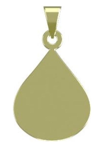 14 Ayar Altın Gözyaşı Damlası Kolye Ucu 0.3 Gr, KC12417 Kodlu modelleri