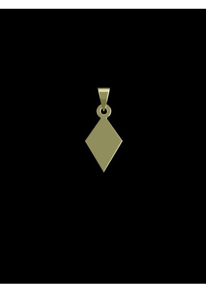 14 Ayar Altın Eşkenar Dörtgen Kolye Ucu 0.3 Gr, KC14869 Kodlu fiyatları