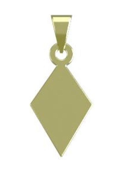 14 Ayar Altın Eşkenar Dörtgen Kolye Ucu 0.3 Gr, KC14869 Kodlu modelleri
