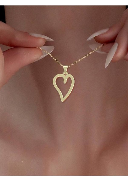 14 Ayar Altın Kalp Kolye Ucu 0.3 Gr, KC17607 Kodlu
