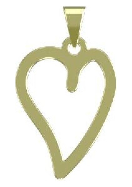14 Ayar Altın Kalp Kolye Ucu 0.3 Gr, KC17607 Kodlu modelleri
