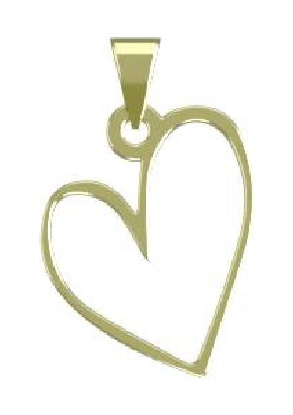 14 Ayar Altın Kalp Kolye Ucu 0.3 Gr, KC17432 Kodlu modelleri