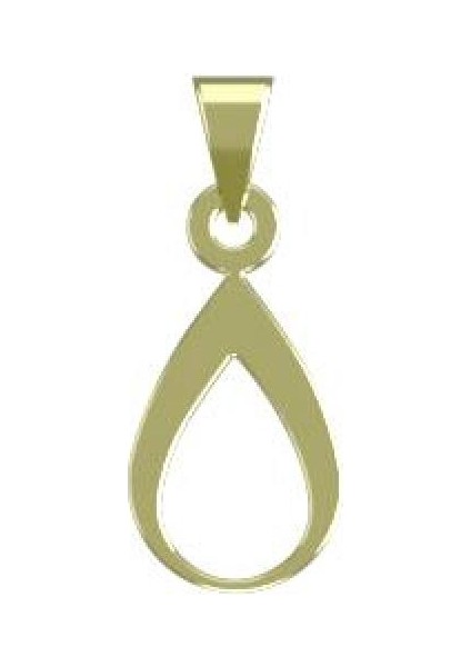 14 Ayar Altın Gözyaşı Damlası Kolye Ucu 0.3 Gr, KC14327 Kodlu modelleri