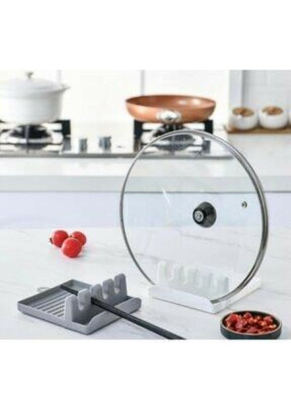 Antrasit Renkli Kaşık, Kepçe ve Tencere Kapağı Altlığı Org-85 modelleri